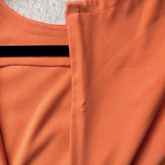 Tangerine Dreamsicle Summer Dress (BCBG Max Azria) - Picture 4 of 16